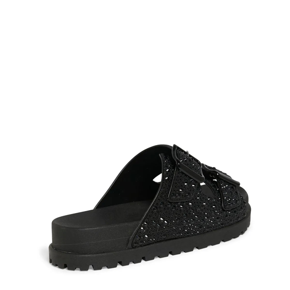 Papete Borracha Preta Strass