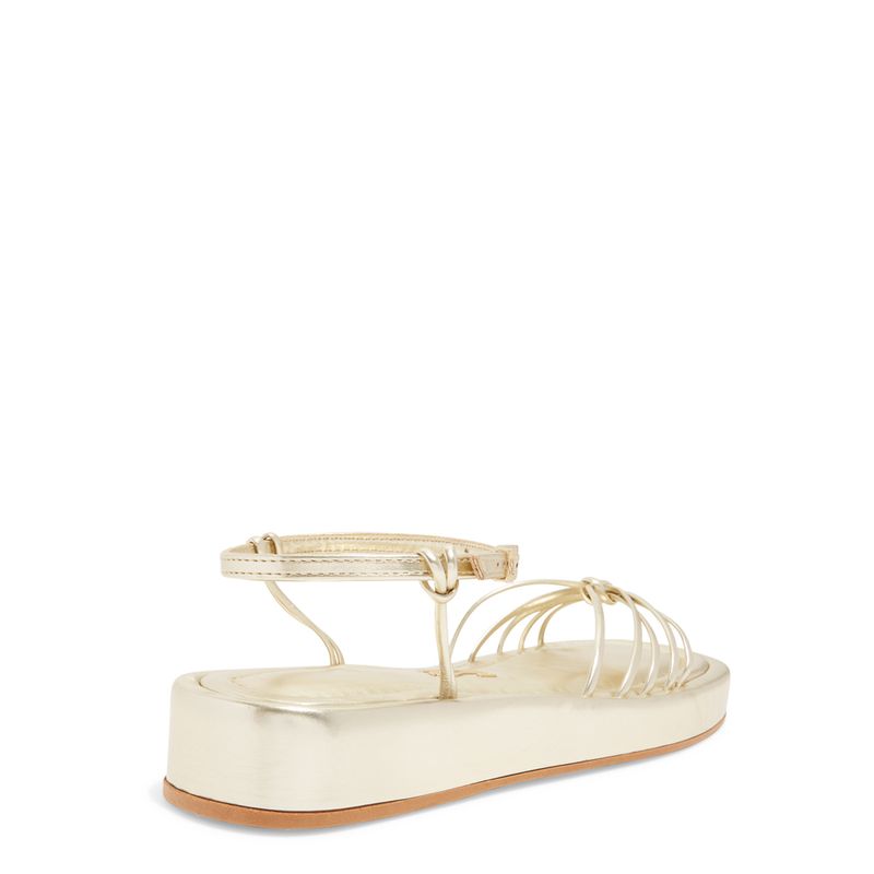 Papete Flat Form Metalizada Dourada
