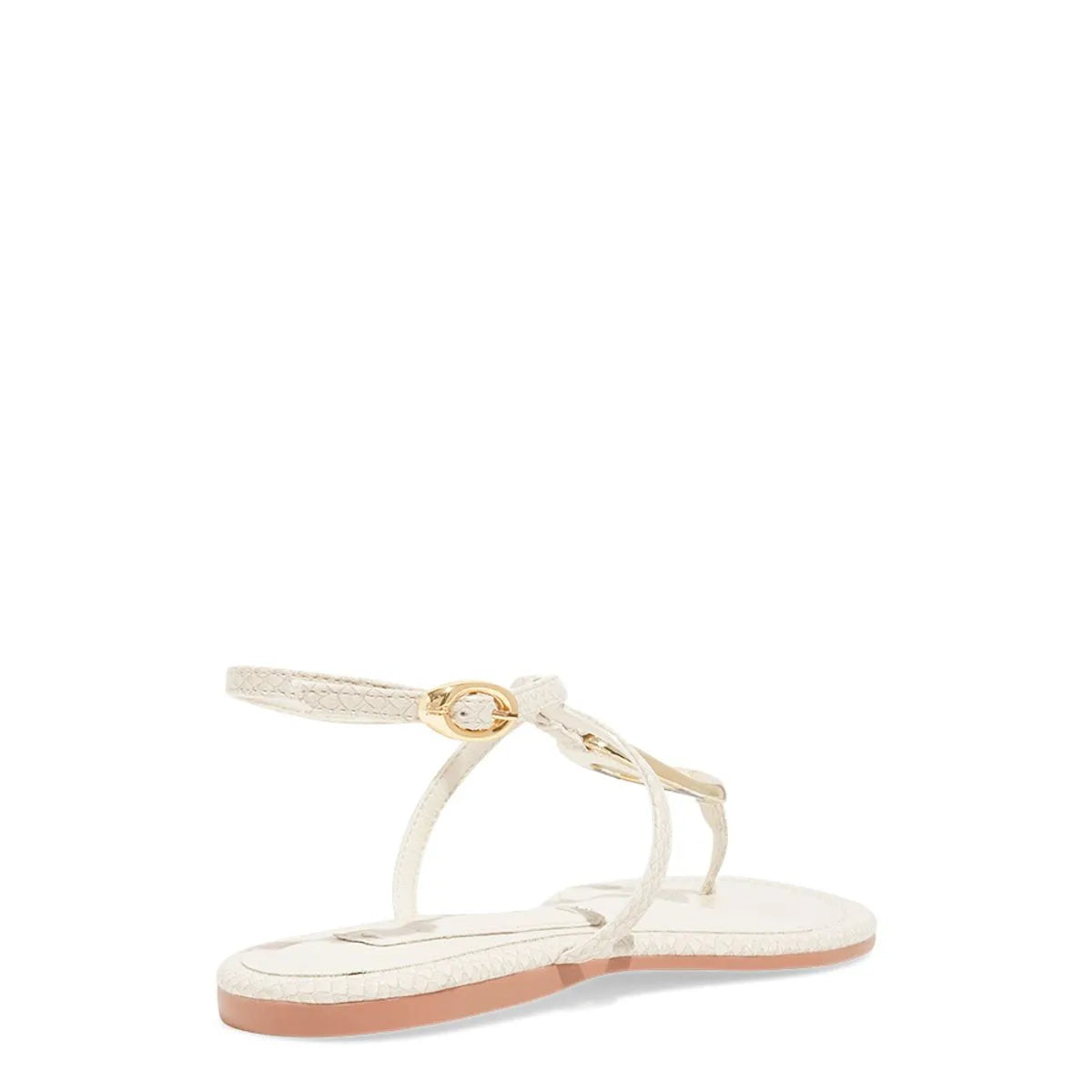 Rasteira Mamba Snake Metal Off White Bico Redondo