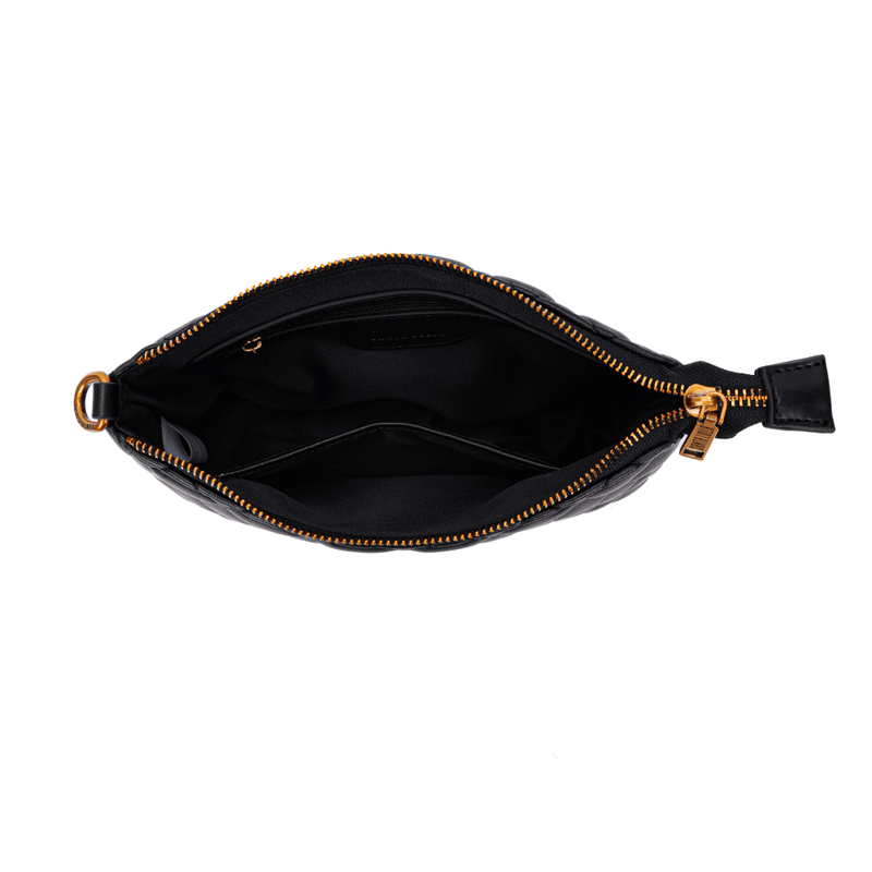Bolsa Clutch Preta Floater Matelassê Transversal
