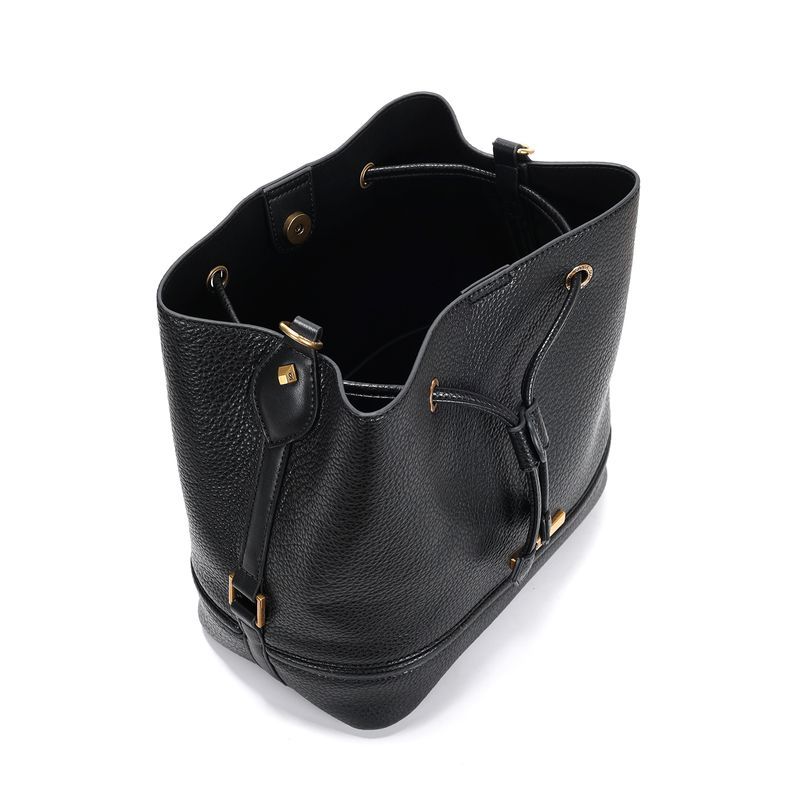 Bolsa Bucket Floater Preto Transversal -