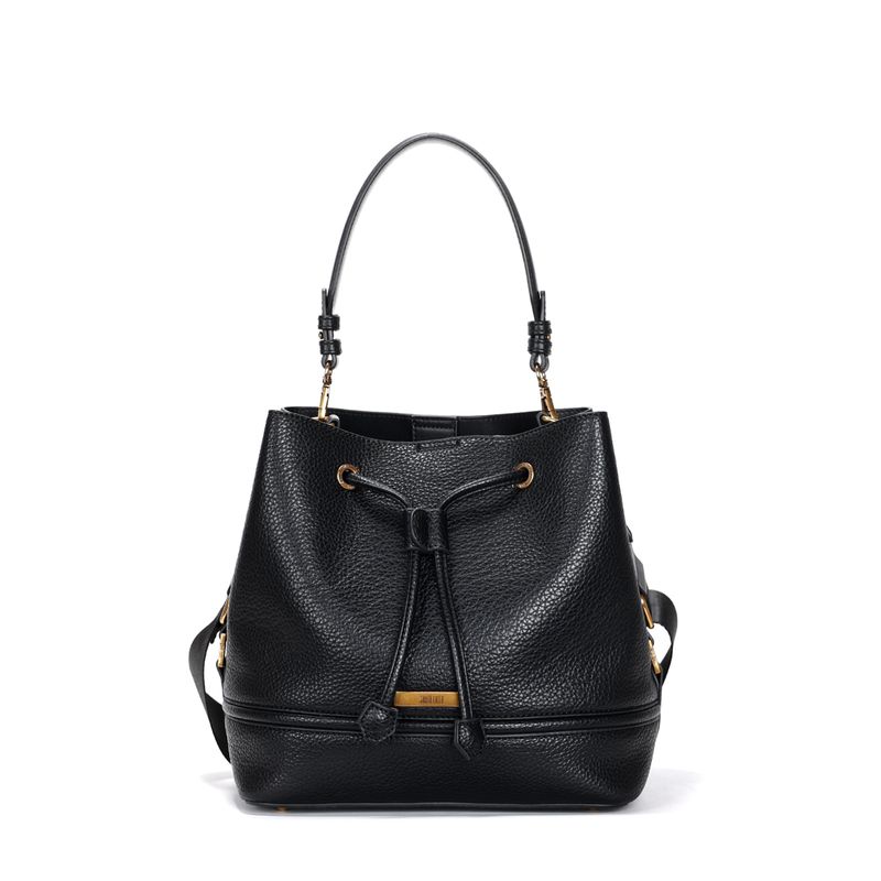 Bolsa Bucket Floater Preto Transversal -