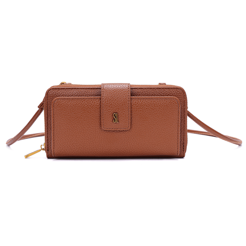 Bolsa Carteira Material Floater Preta Alça De Ombro -