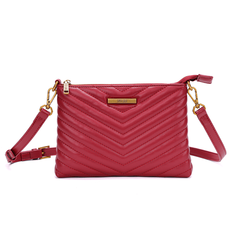 Bolsa Clutch Soft Preta Alça Transversal -