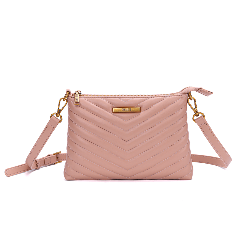 Bolsa Clutch Soft Preta Alça Transversal -