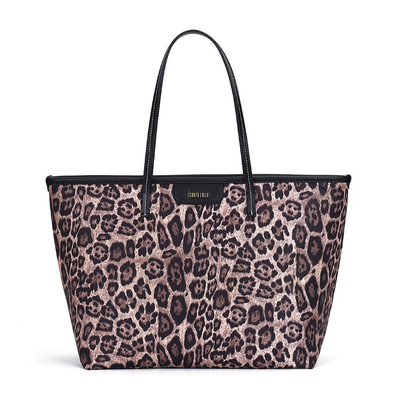 Bolsa Shopper Nylon Vermelho Ruby Alça De Ombro -