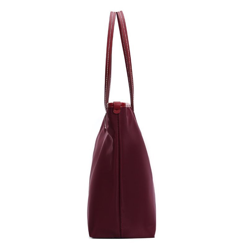 Bolsa Shopper Nylon Vermelho Ruby Alça De Ombro -