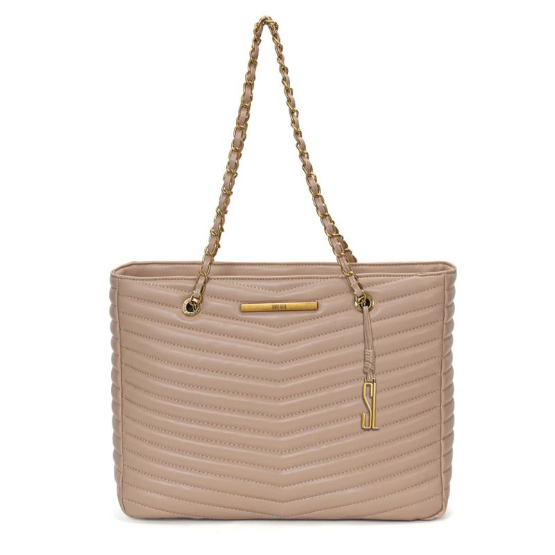 Bolsa Shopper Preta Matelassê Alça De Ombro -