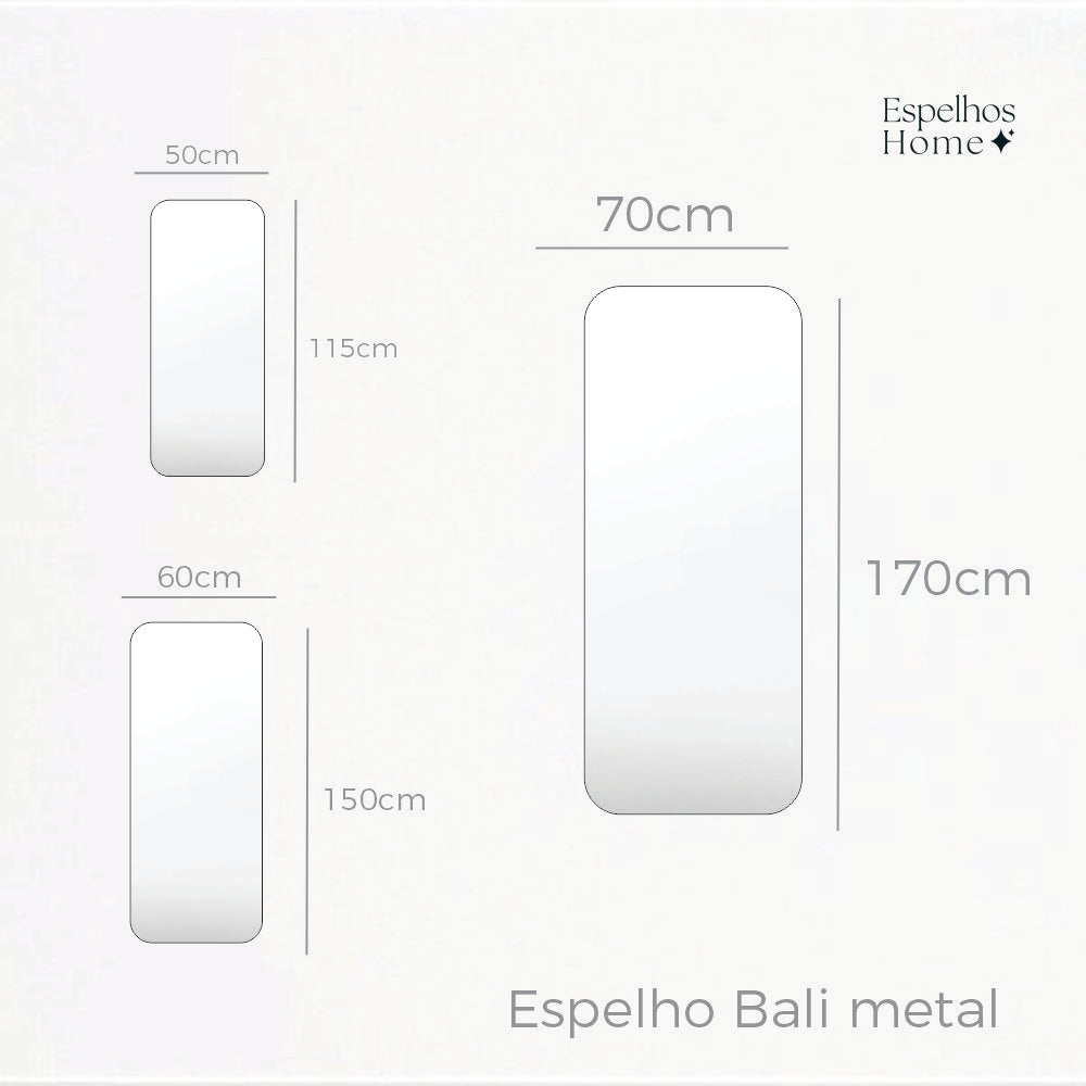 Espelho Bali Metal