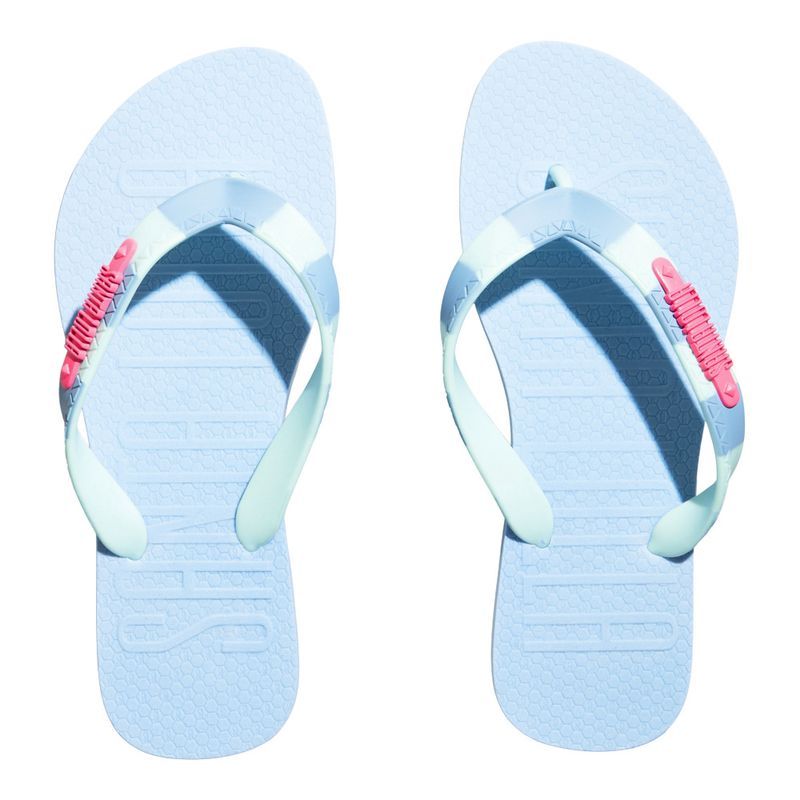 Flip Flop Borracha Azul Bebe -