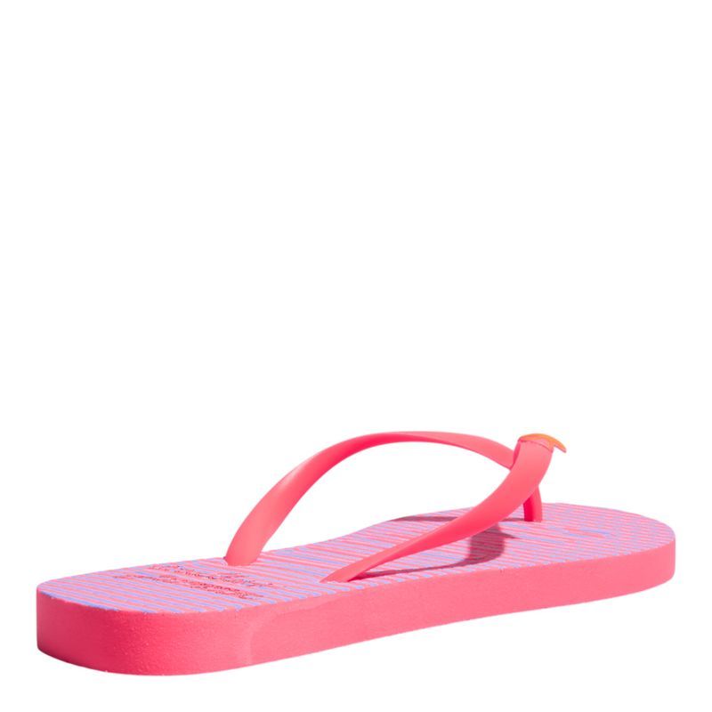 Flip Flop Borracha Bright Pink -