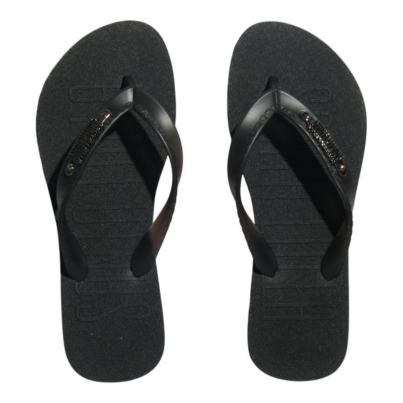 Flip Flop Borracha Preto -