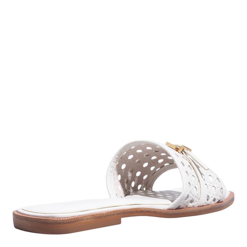 Rasteira Couro Trisse New Marfim -