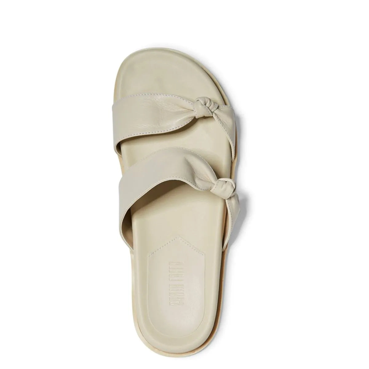 Papete Couro Confort Off White