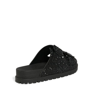 Papete Borracha Preta Strass