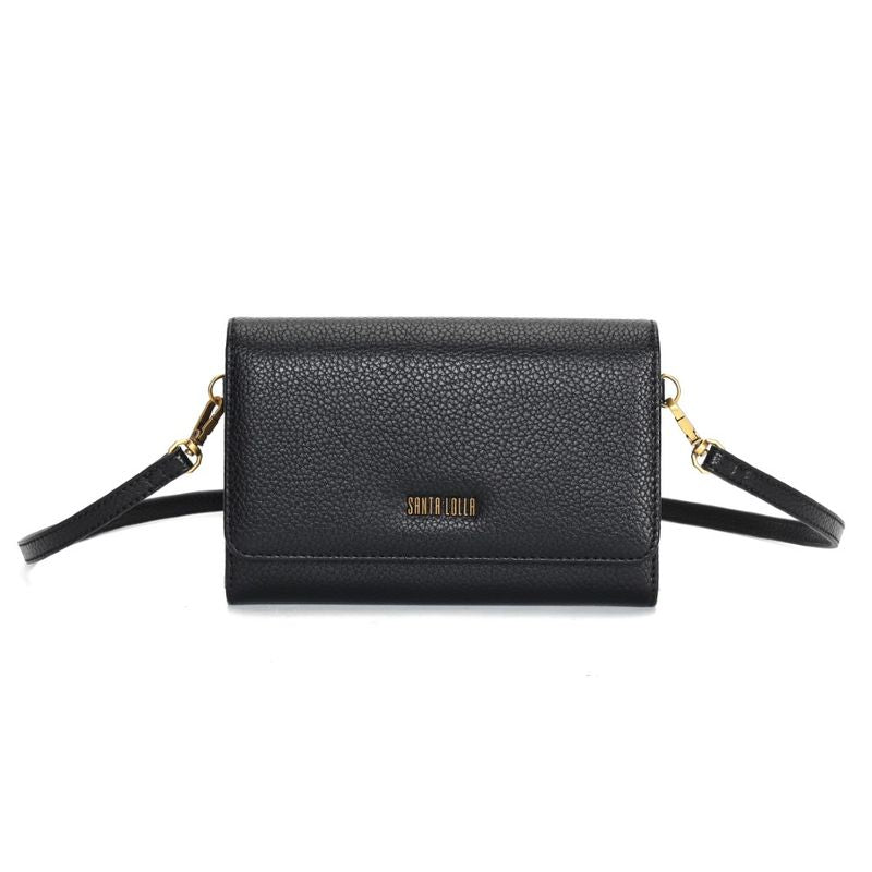 Bolsa Carteira Floater Preta Alça Transversal