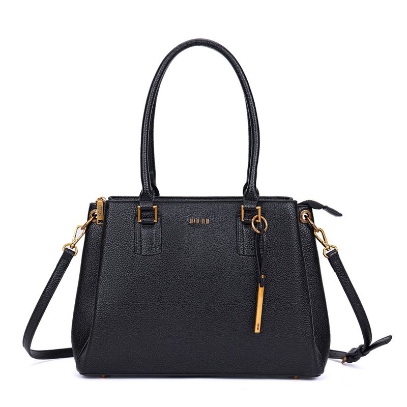 Bolsa Tote Bag Floater Preta Alça Transversal