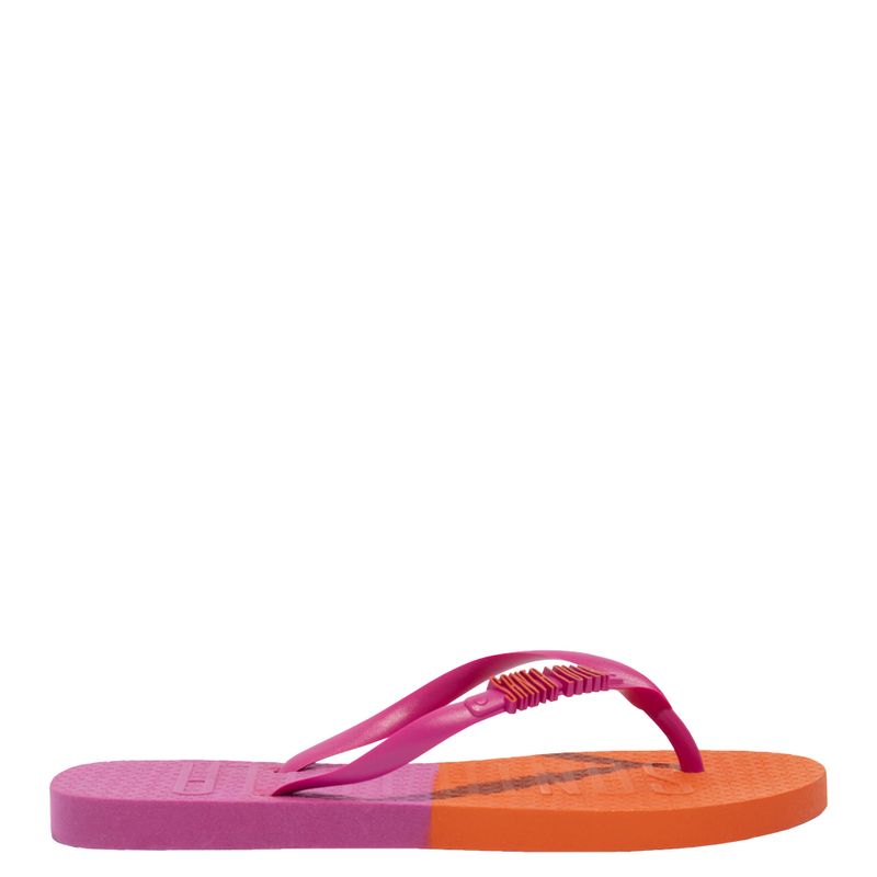 Chinelo Flip Flop Borracha Rosa Fúcsia