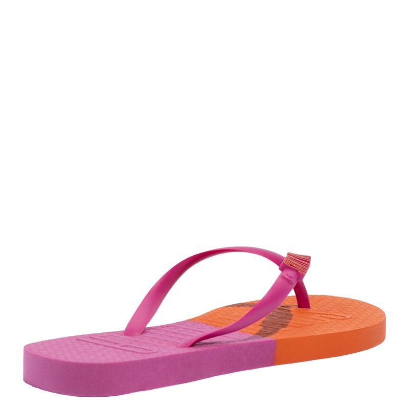 Chinelo Flip Flop Borracha Rosa Fúcsia