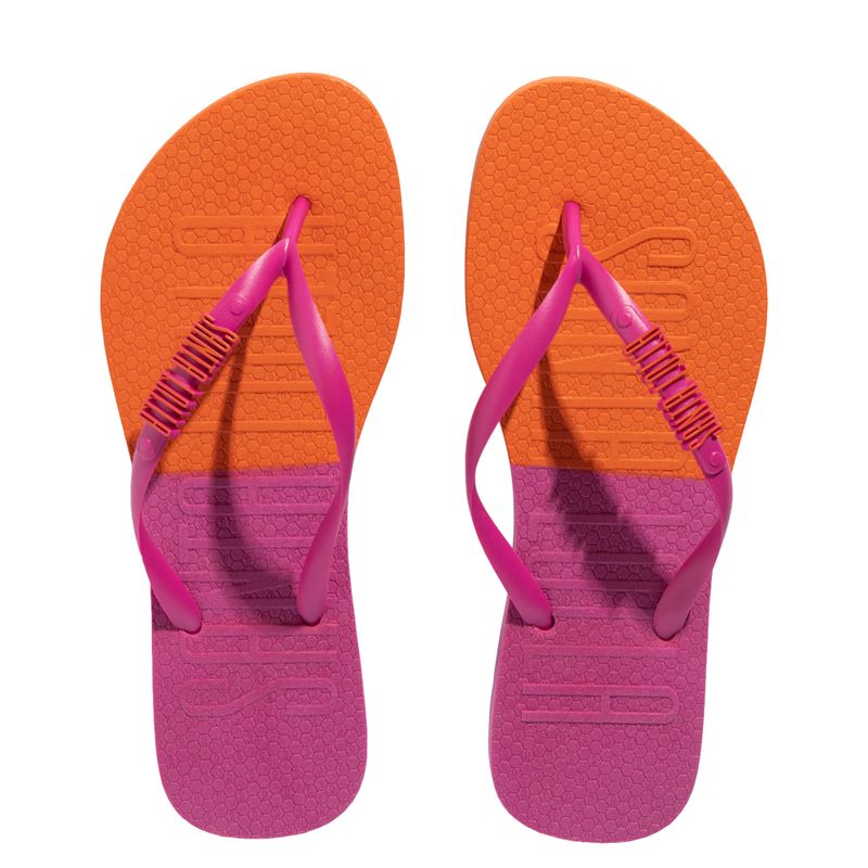 Chinelo Flip Flop Borracha Rosa Fúcsia