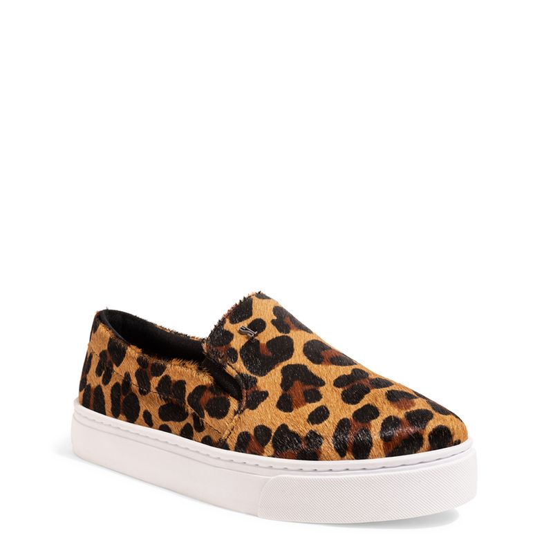 Tênis Slip On Animal Print Onça