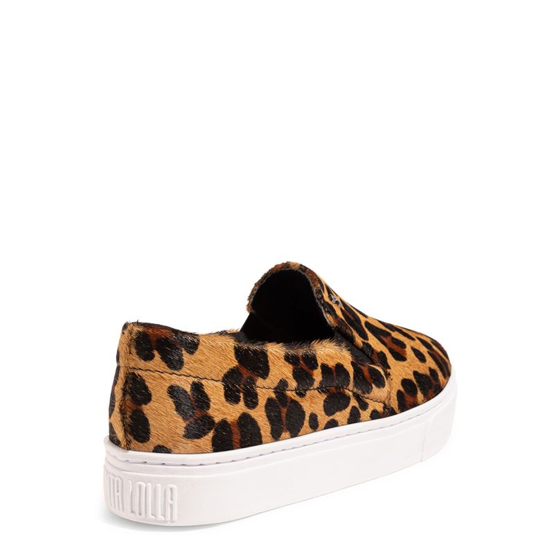Tênis Slip On Animal Print Onça