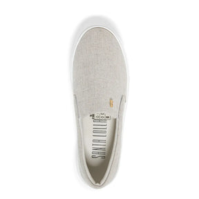 Tênis Slip On Tecido Bege