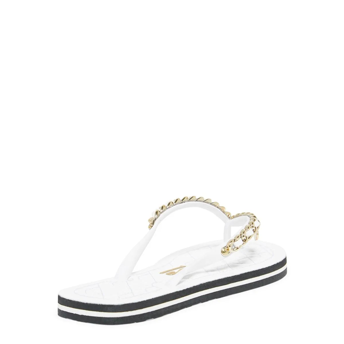 Chinelo Flip Flop Verniz Branco