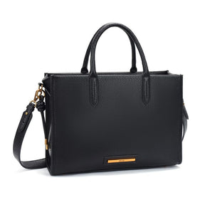 Bolsa Tote Grande Floater Preto Transversal