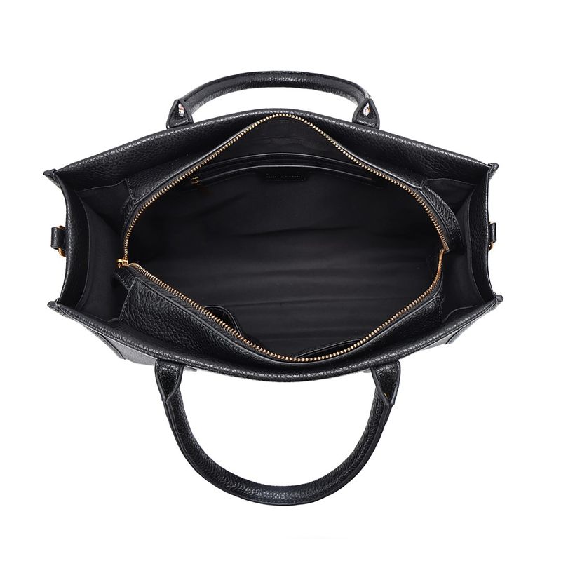Bolsa Tote Grande Floater Preto Transversal