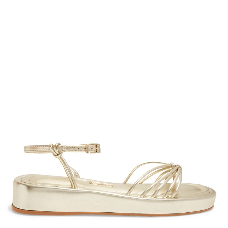 Papete Flat Form Metalizada Dourada
