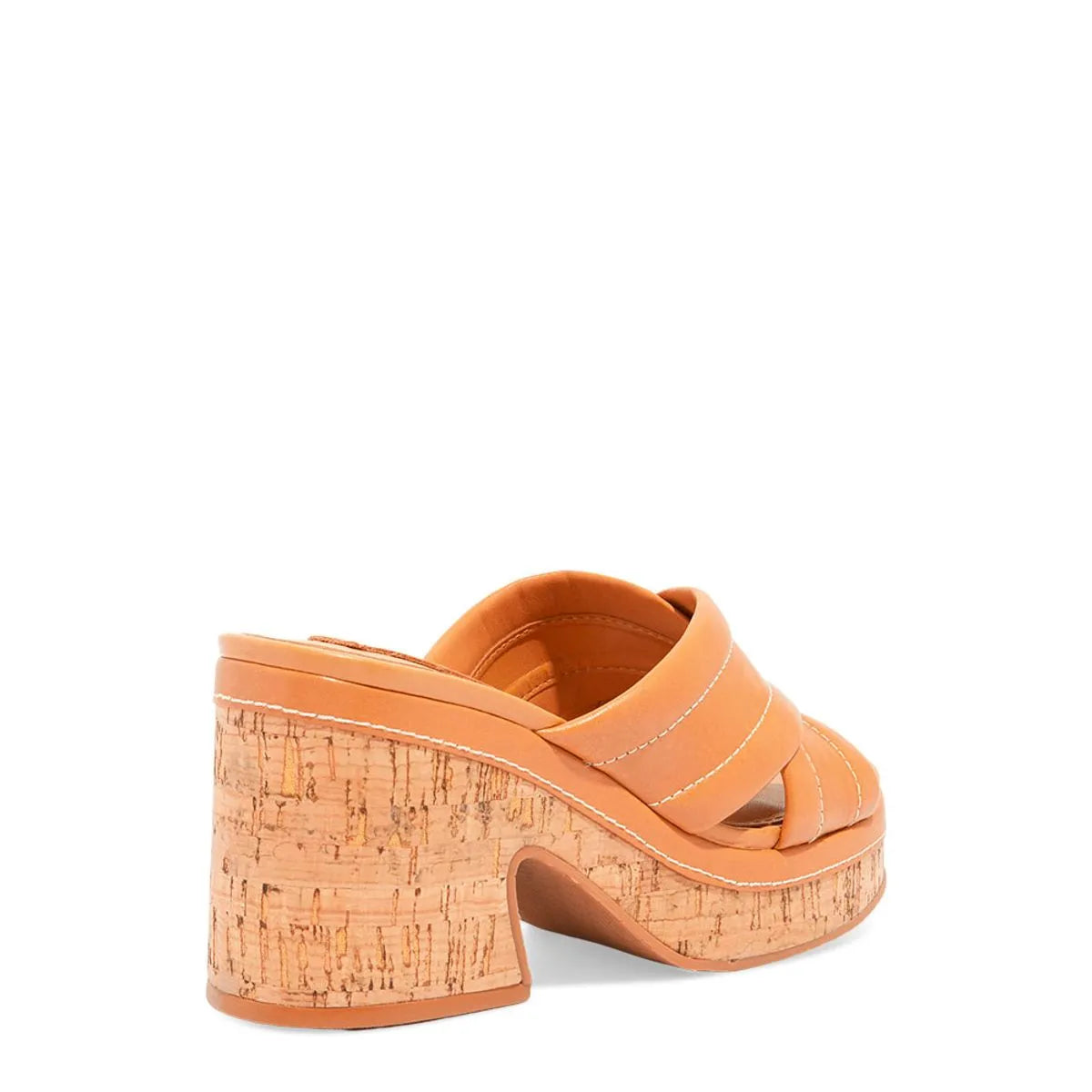 Tamanco Plataforma Couro Nobre Soft Caramelo