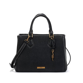 Bolsa tote estrturada floater preta alça dupla