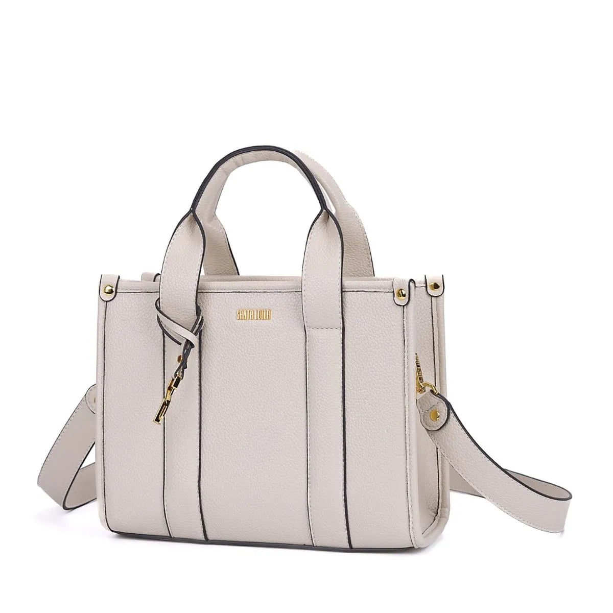 Bolsa Tote Estruturada Floater Off White