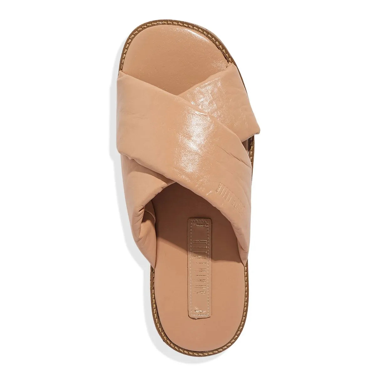 Papete Plataforma Couro Nobre Soft Bege