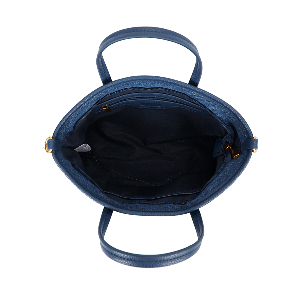 Bolsa Shopper Pequena Jeans Azul Alça Transversal Removível