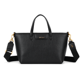 Bolsa Shopper Pequena Floater Preta Alça Transversal Removível