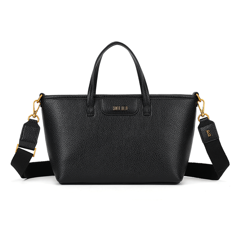 Bolsa Shopper Pequena Floater Preta Alça Transversal Removível