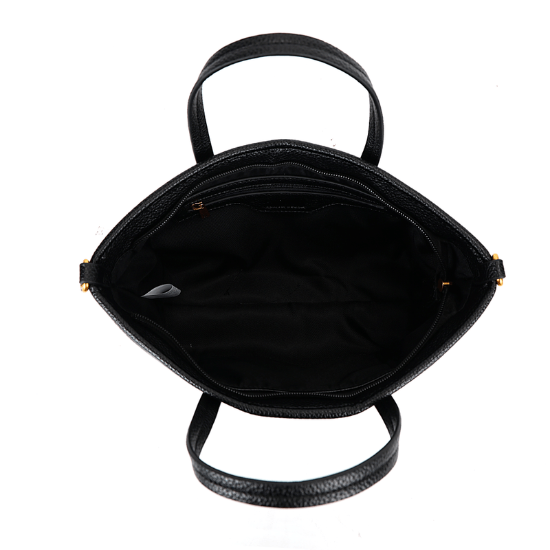 Bolsa Shopper Pequena Floater Preta Alça Transversal Removível