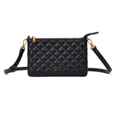 Bolsa Clutch Preta Floater Matelassê Transversal