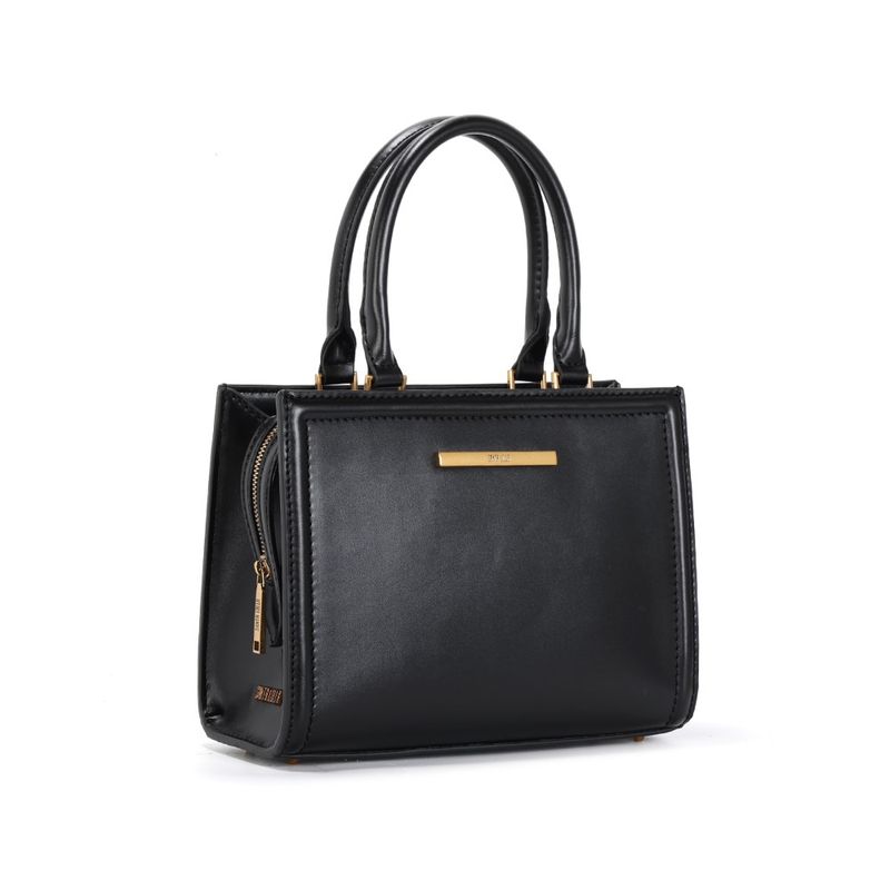 Bolsa Tote Soft Preta Alça Transversal