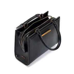 Bolsa Tote Soft Preta Alça Transversal