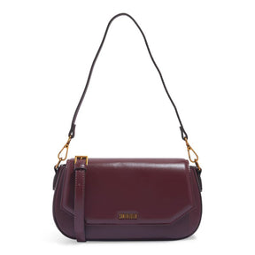 Bolsa Baguete Média Soft Off White Alça Ombro -