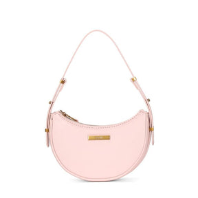 Bolsa Baguete Meia Lua Off White Soft Alça De Ombro -