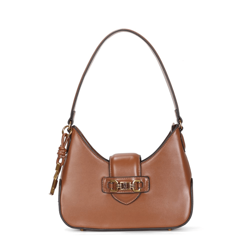 Bolsa Baguete Soft Marrom Alça De Ombro -