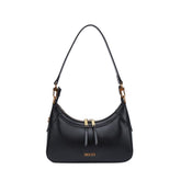 Bolsa Baguete Soft Preta Alça De Ombro -