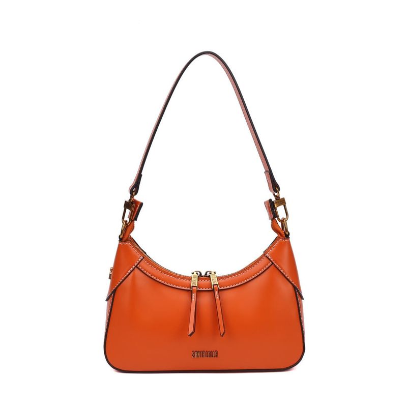 Bolsa Baguete Soft Preta Alça De Ombro -