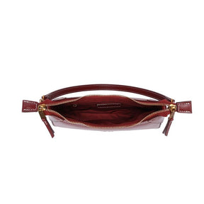 Bolsa Baguete Soft Vermelha Alça De Ombro -