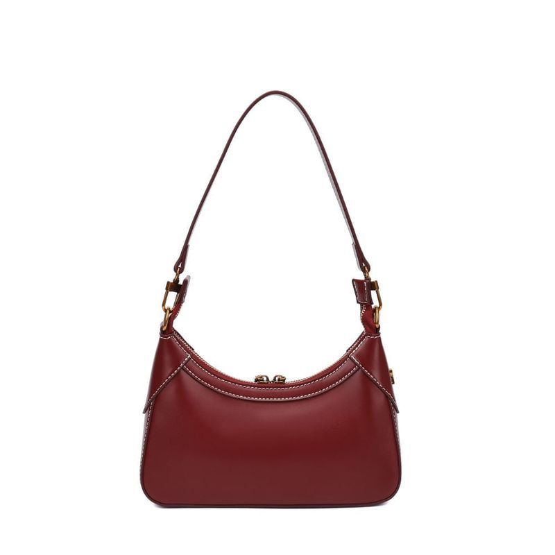 Bolsa Baguete Soft Vermelha Alça De Ombro -