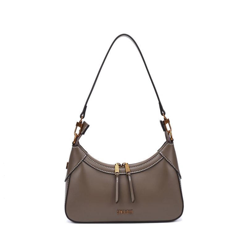 Bolsa Baguete Soft Vermelha Alça De Ombro -
